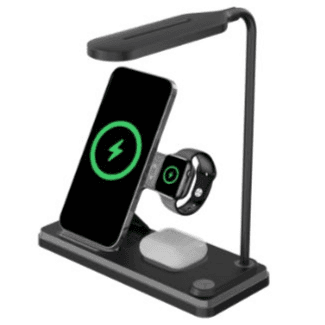 Trands Wc564 4In1 Wireless Charger With Led Lamp