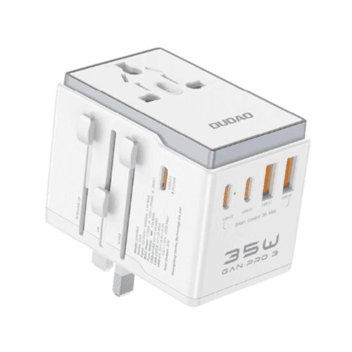DUDAO - 3c + 2a Universal Travel Charger (A35Pro) (White)