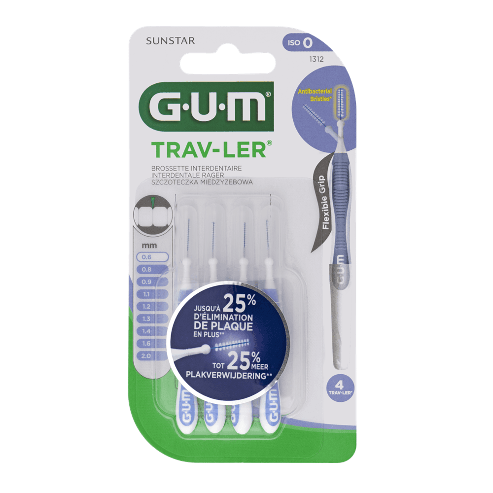 فرشاة Gum Proxabrush Trav-Ler 0.66 مم (1312)