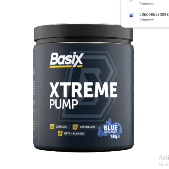 BASIX XTREME PUMP BLUE RAZZ 30 SR