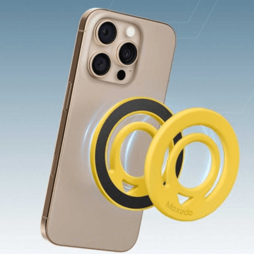 MOXEDO JELLO-MAG DUAL SIDED SILICONE MAGSAFE RING HOLDER (MX-DSR020) (Yellow)