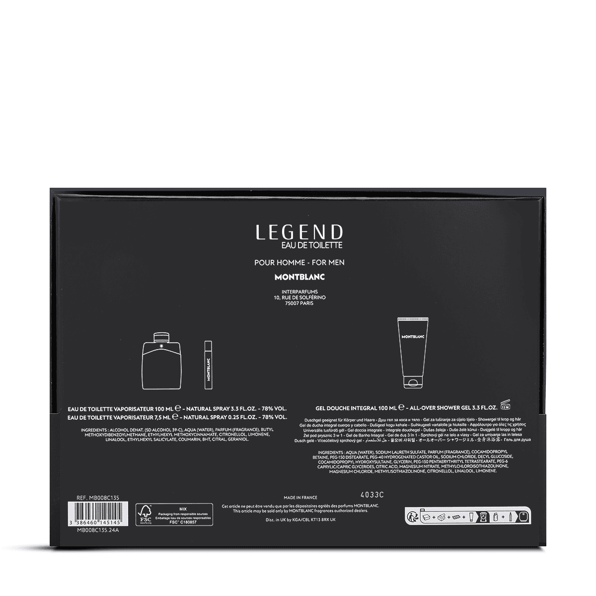 perfume Mont Blanc Legend Eau de Toilette - 100ml