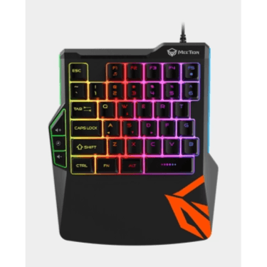 Meetion Mt-Kb015 Led Rainbow Backlight One-Handed Gaming Keyboard