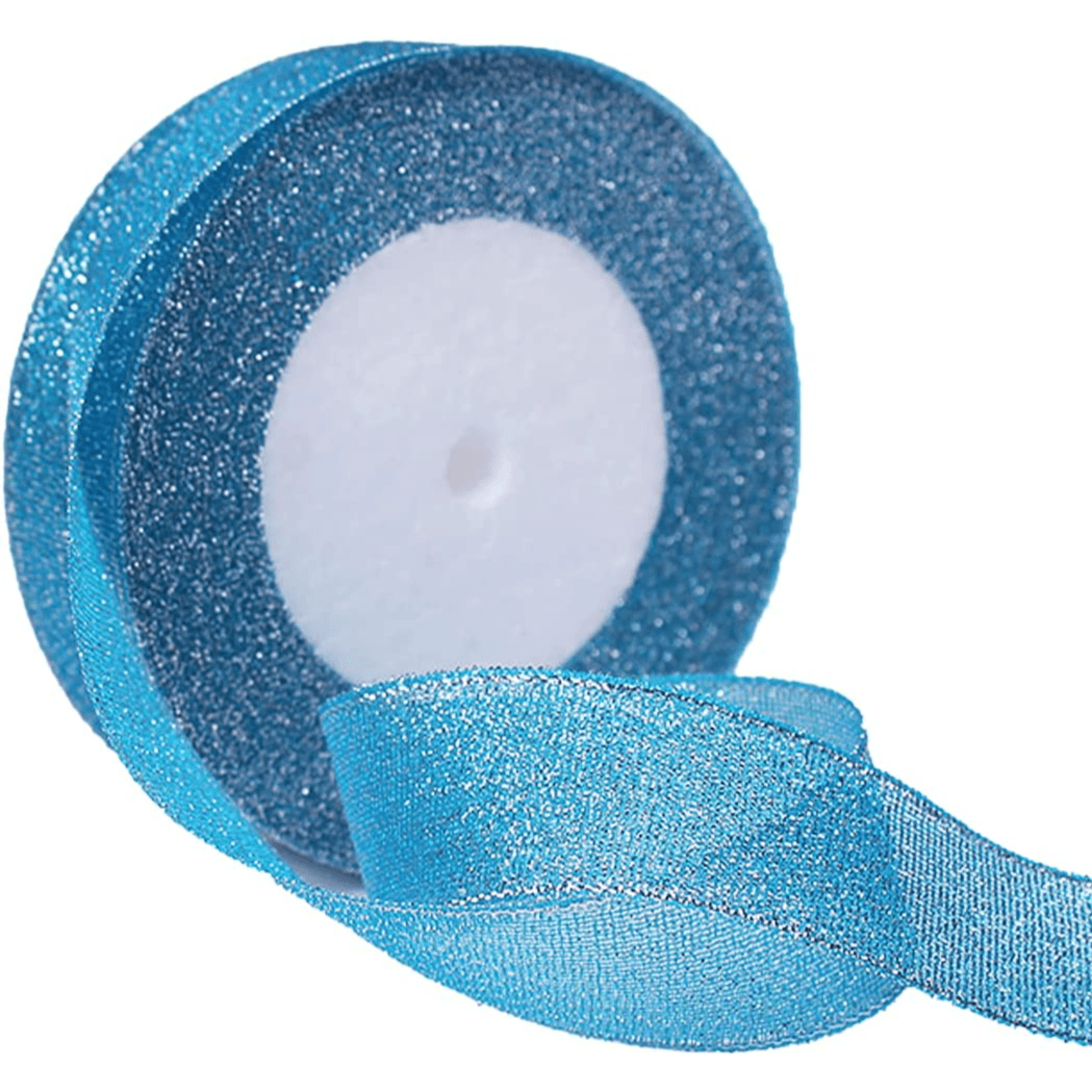 Royal Blue Glitter Ribbon 26yards