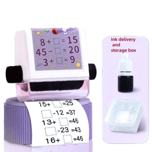Math Scroll Stamp - 100 Addition & Subtraction Exercises