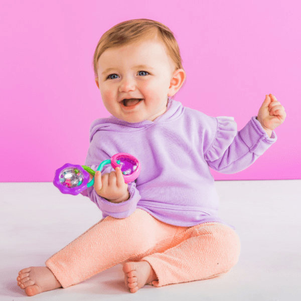 Bright Starts - Rattle And Shake Barbell - Purple/Pink