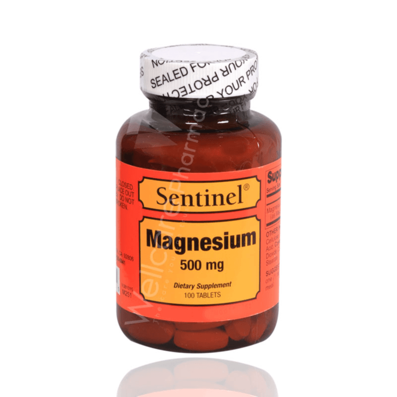 Sentinel Magnesium 500mg tab 100s