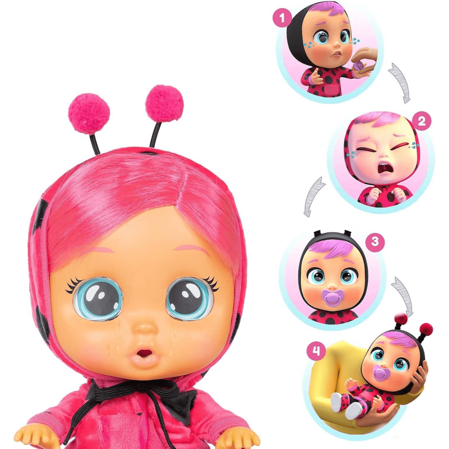 IMC Toys - Interactive Cry Babies Dressy Exclusive Lady Doll
