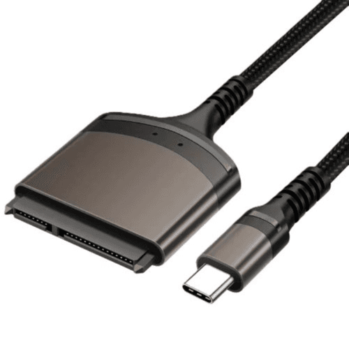 SATA to USB-C Adapter – Fast SSD/HDD Data Transfer