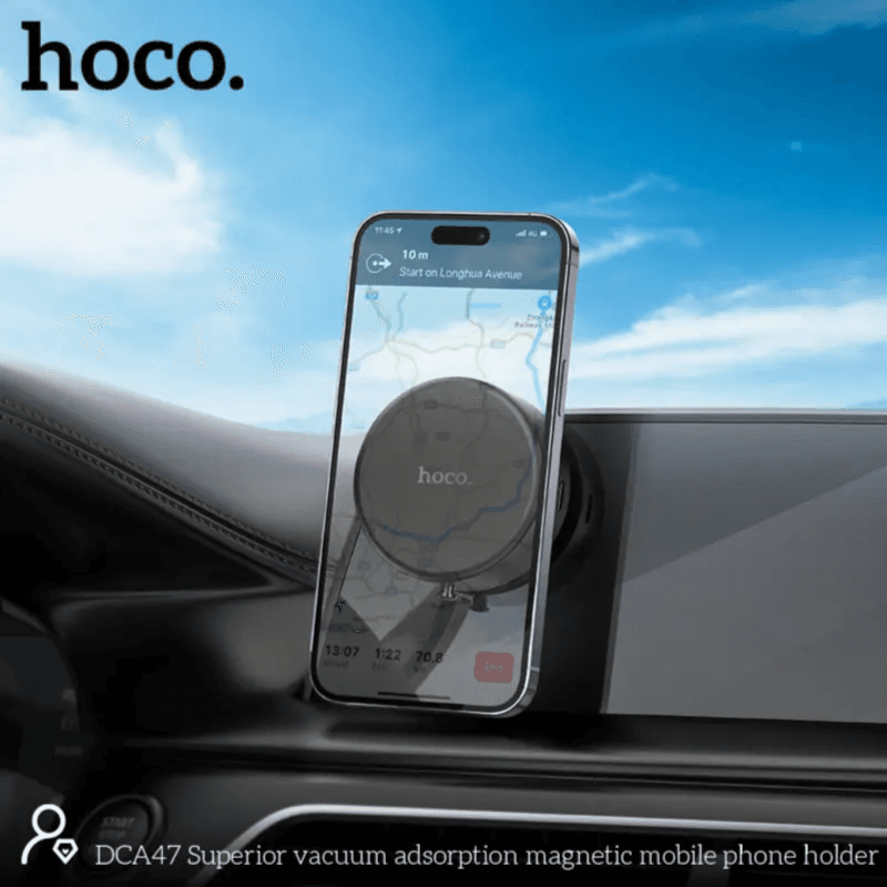 Magnetic Car Phone Holder, Vacum Adsorption  - HOCO DCA47