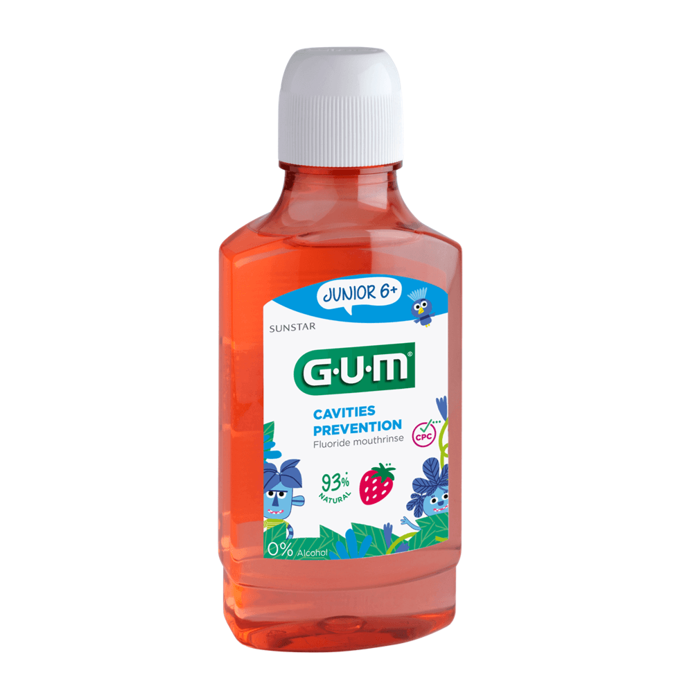 غسول فم Gum Junior 6+ سعة 300 مل