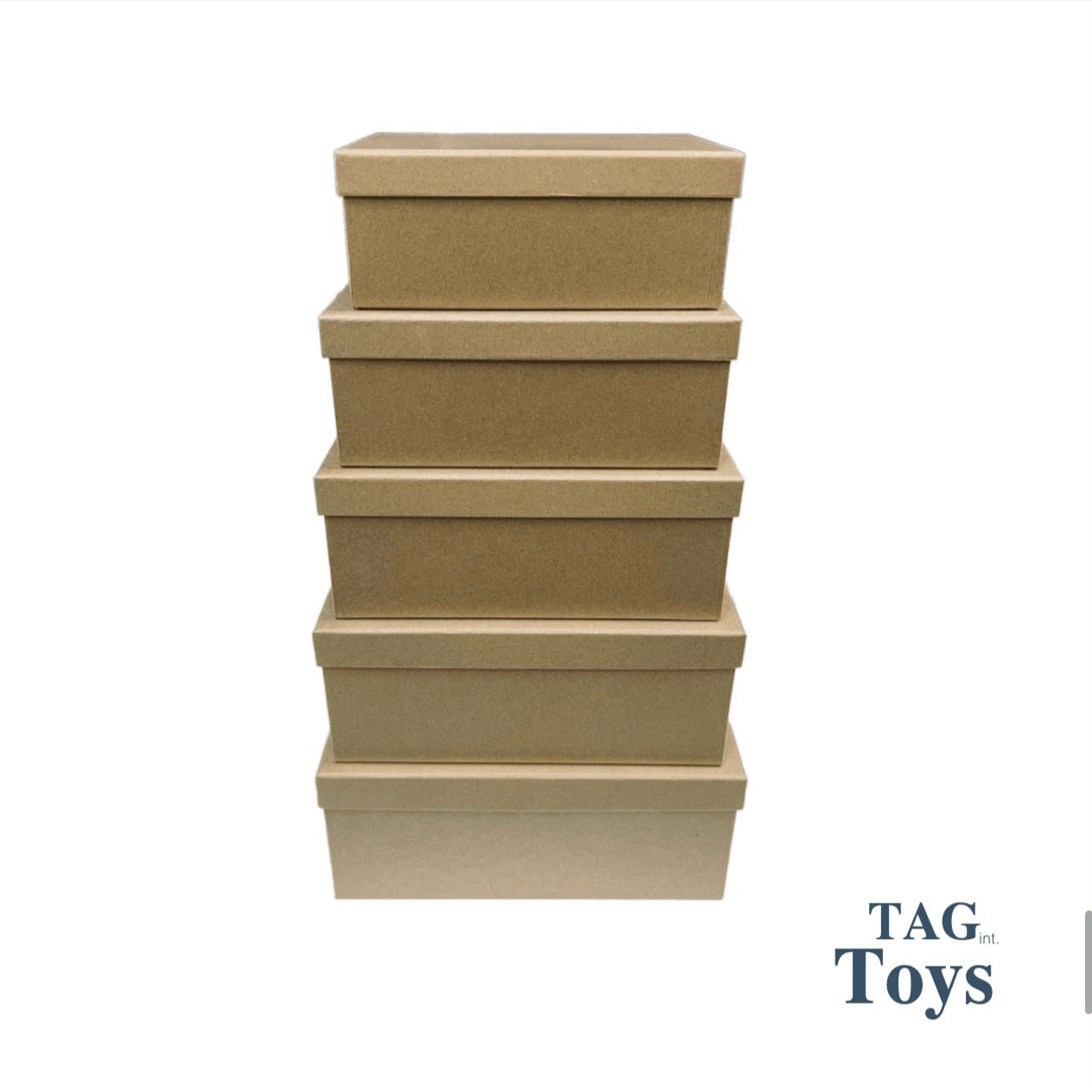 Small 5 Set Of Brown Gift Box
