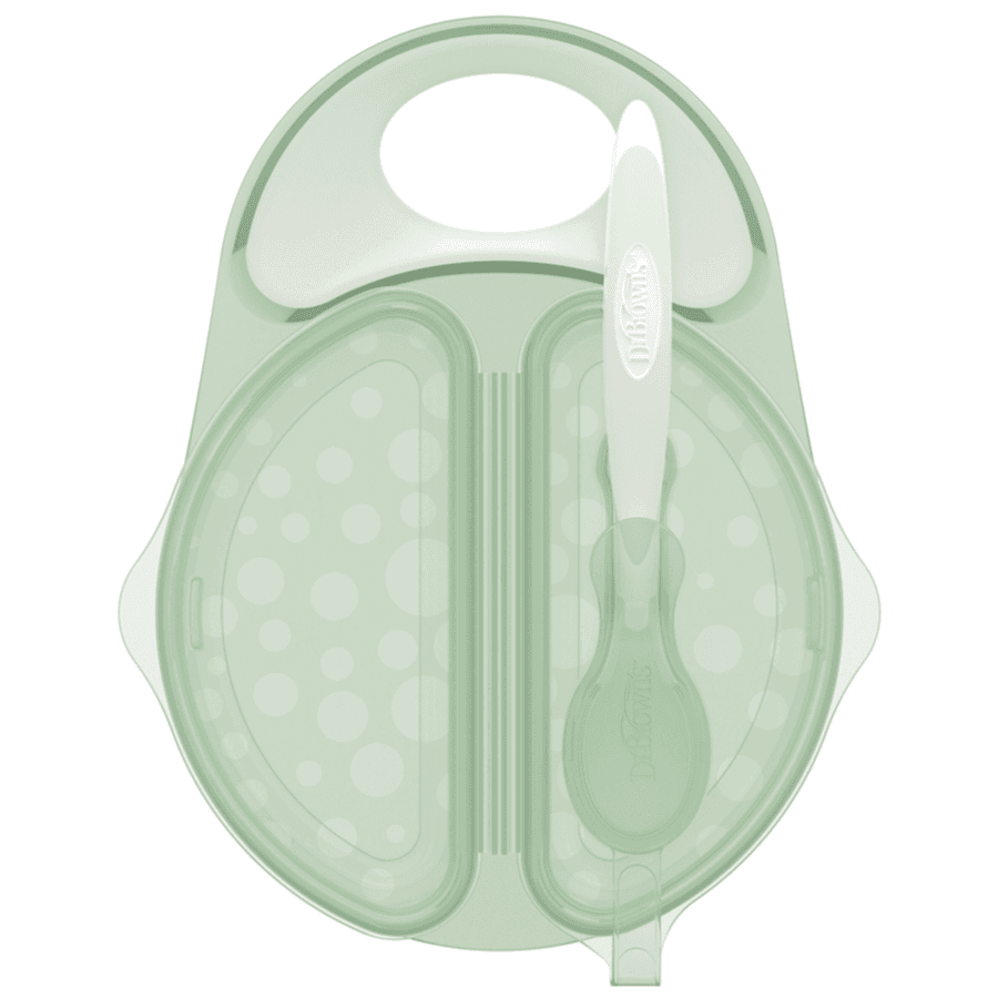 Travel Fresh Bowl & Snap-In Spoon, Light Green 1-Pack