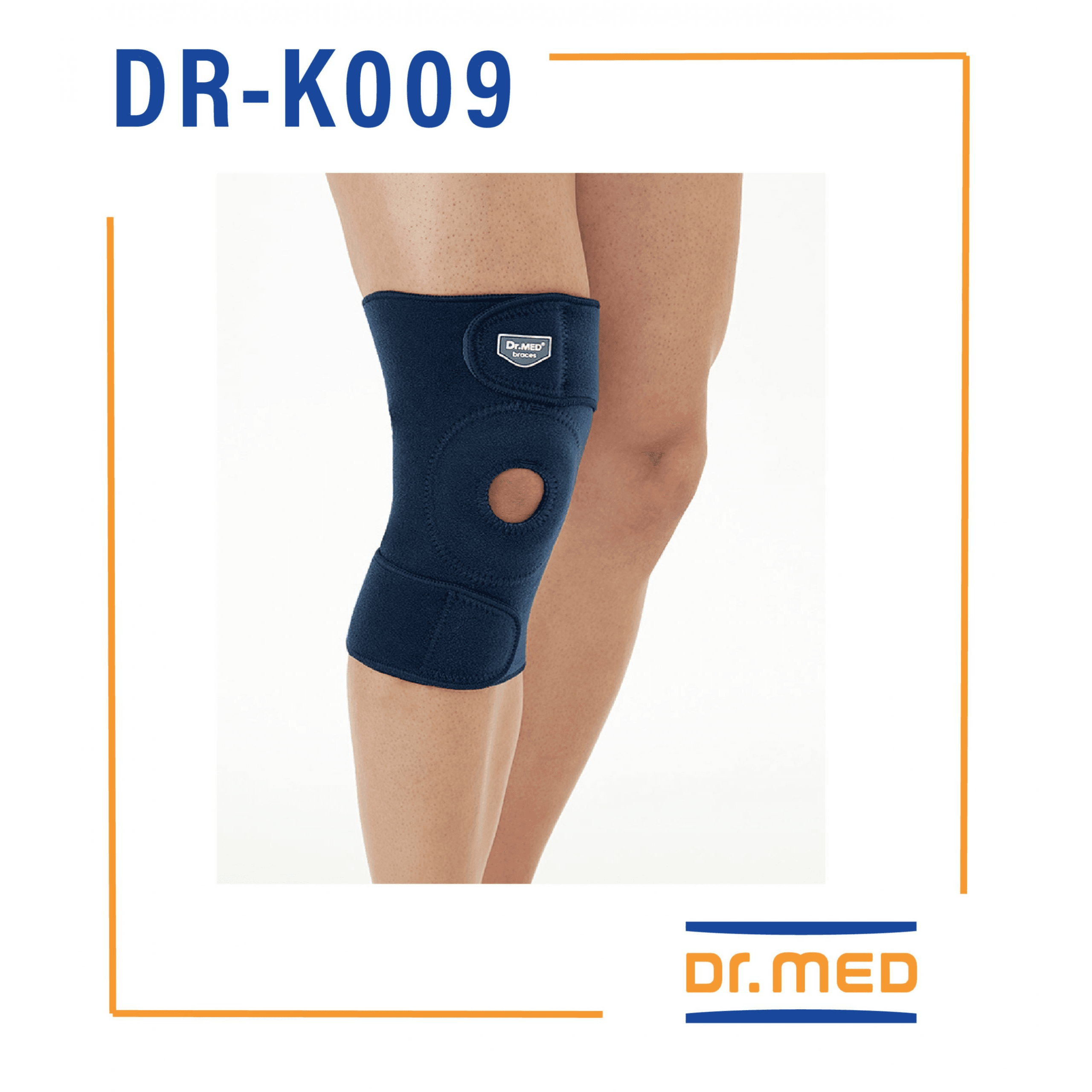 Dr.Med Dr-K009 Full Open Patella Knee Wrap One Size 