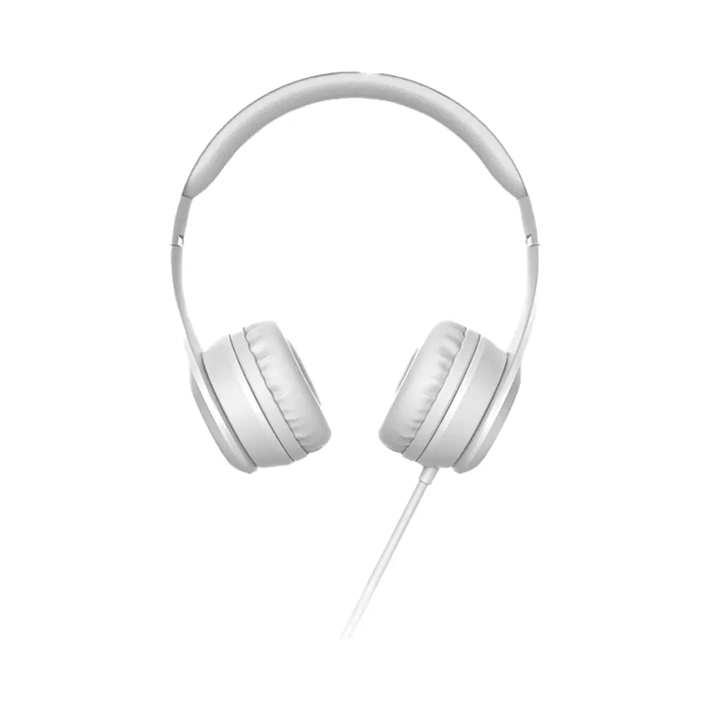 Graceful Charm Wired Headphones with Mic & One-Button Control 3.5mm GREY - Hoco W21 