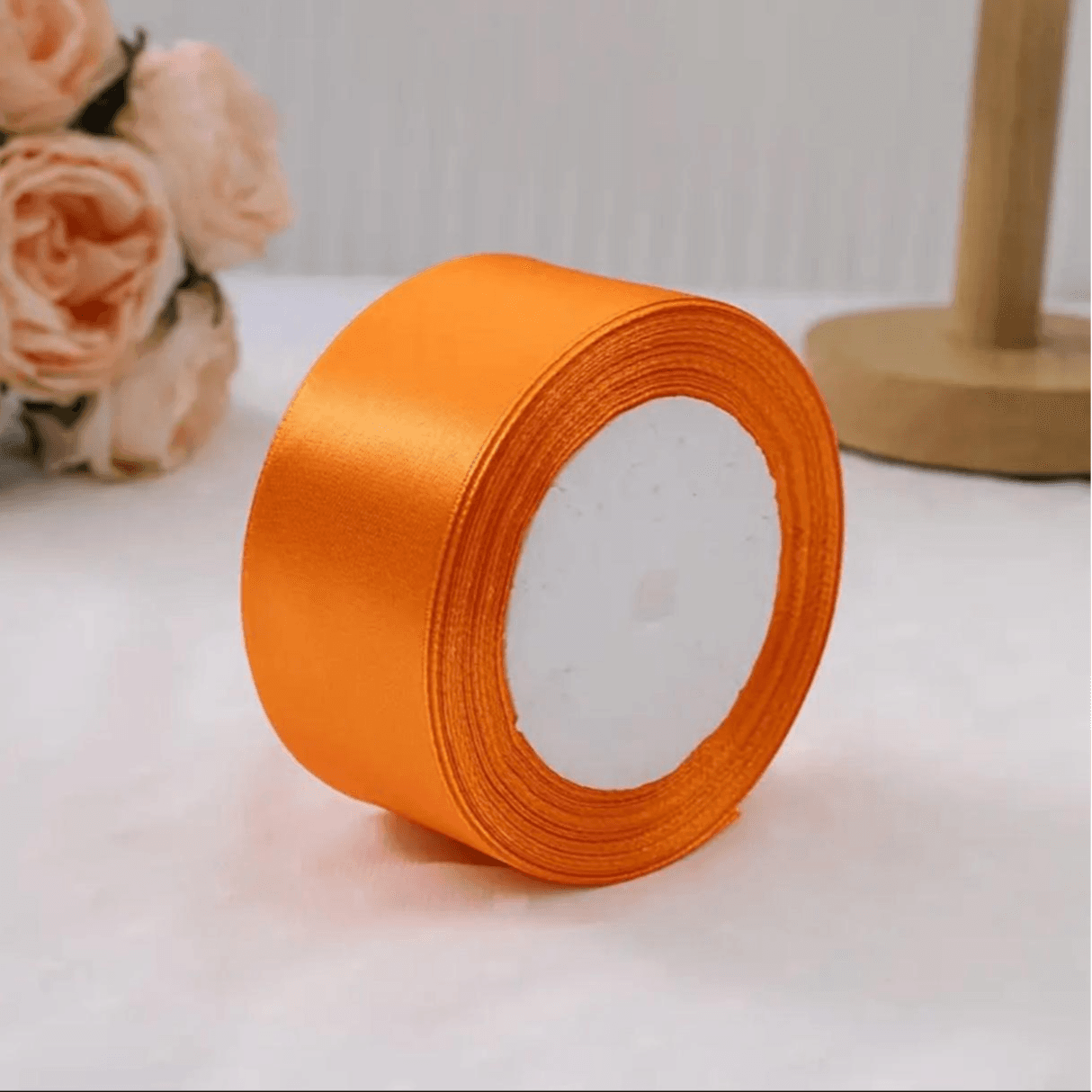Ribbon Orange Satin 23 Meters
