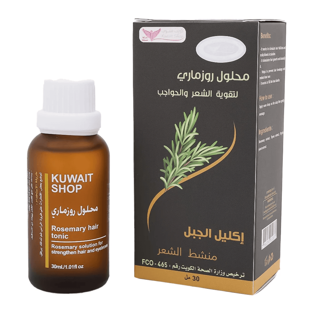Kuwait Shop Rosemary Tonic For Hair & Eyebrow 30ml 