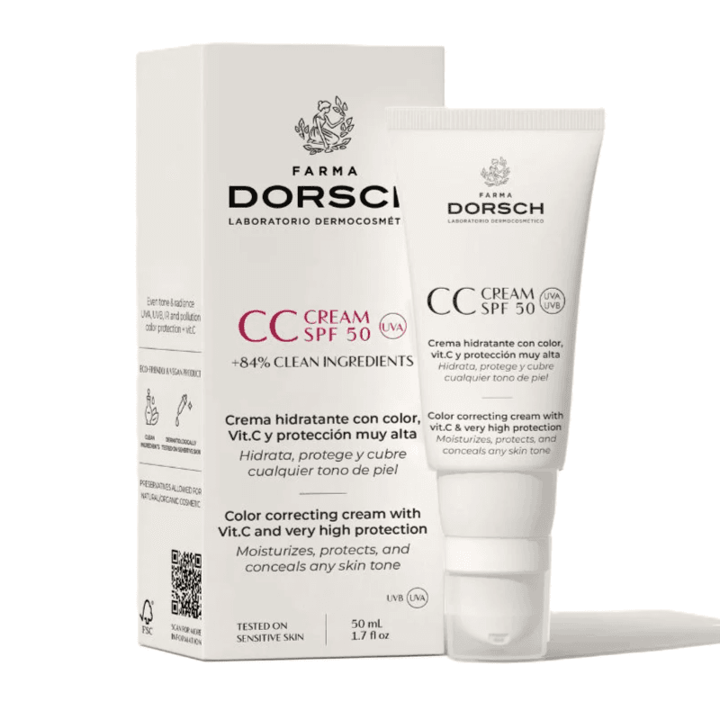 كريم فارما دورش CC بعامل حماية من الشمس SPF50، 50 مل