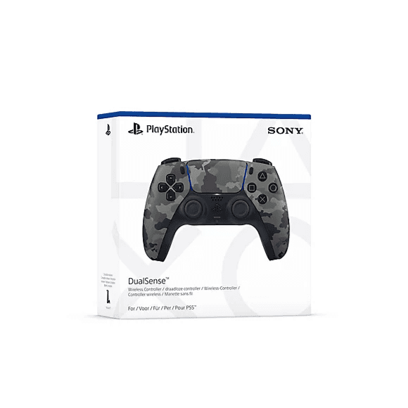 Sony Ps5 Joystick Dualsense Wireless Controller  - Army (Grey Camouflage)