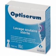 Optiserum eyewash solution 10x 5 ml