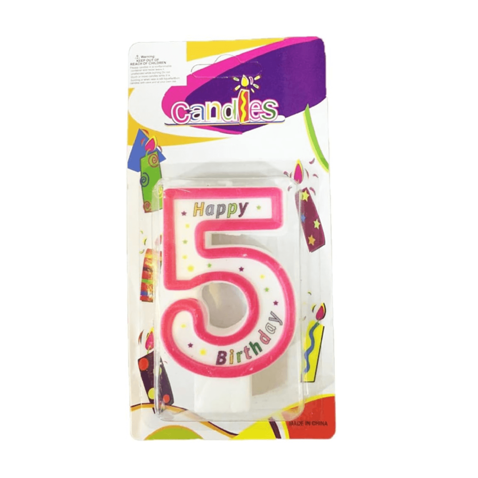 Birthday Candle No 5