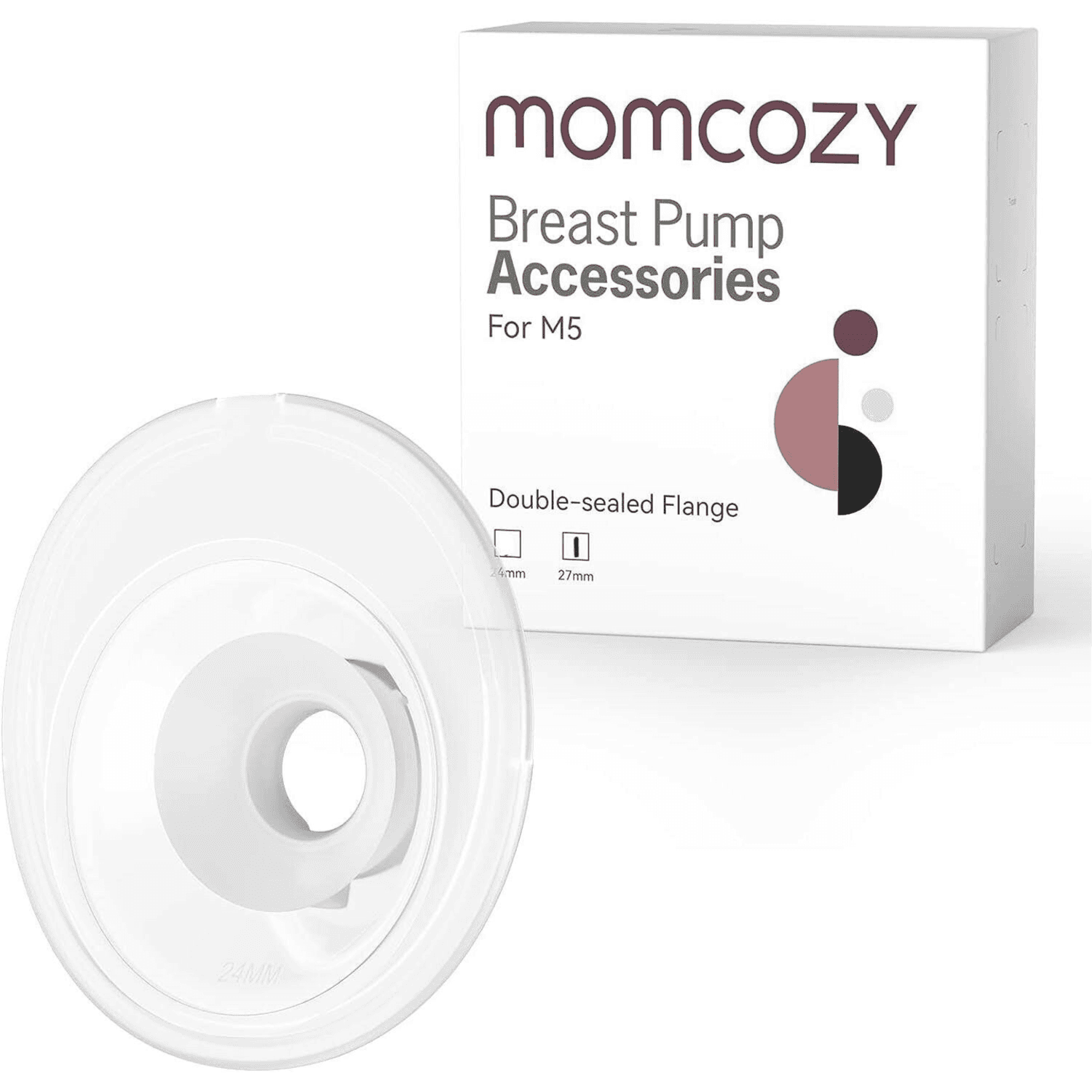 Momcozy Double-Sealed Flange Compatible with Momcozy M5, 27mm