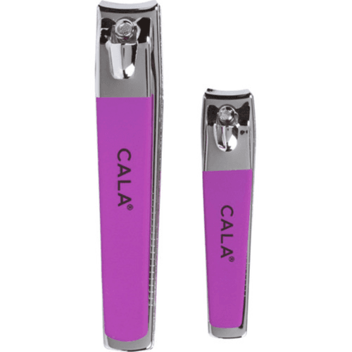 Cala Nail Clipper Duo (Nail & Toe Nail Clipper Set) 2pcs Orchid code 50813