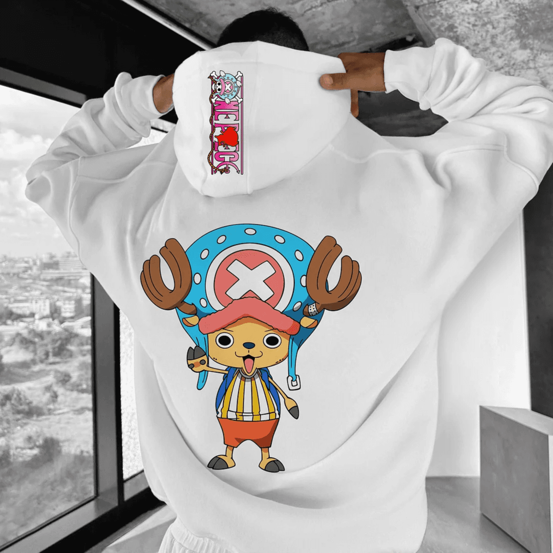 Onepiece Chooper hoodie - White
