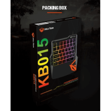 Meetion Mt-Kb015 Led Rainbow Backlight One-Handed Gaming Keyboard
