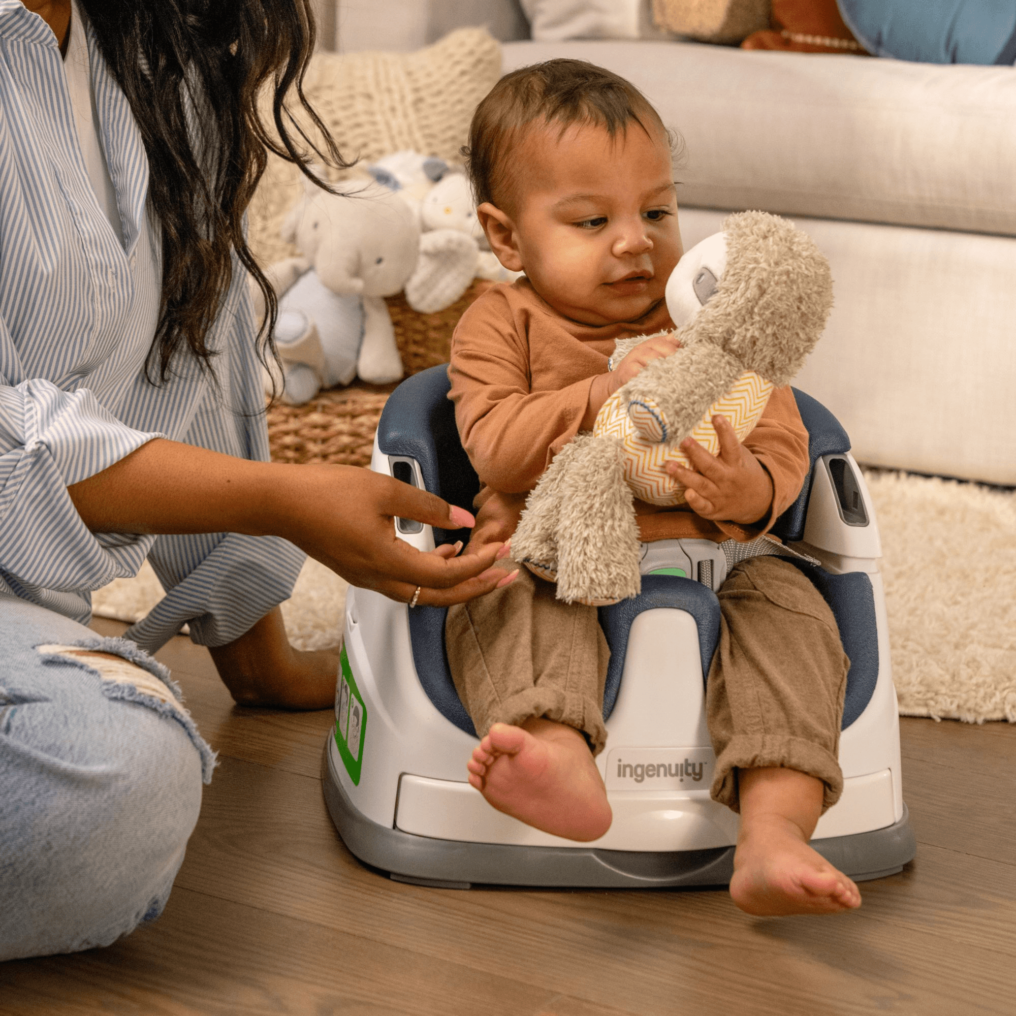 Ingenuity - Baby Base 2-In-1 Seat (Night Sky)