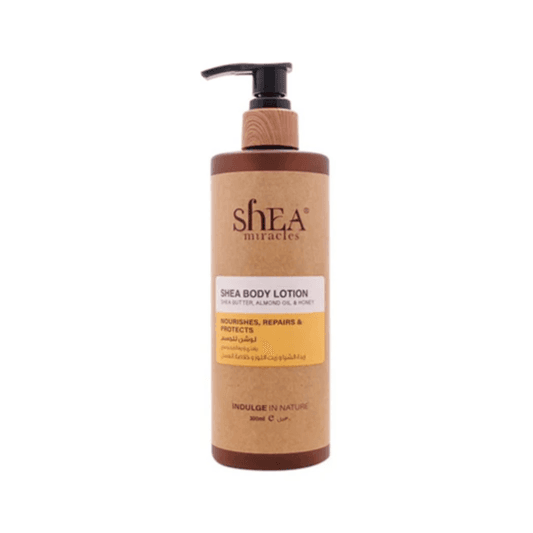 Shea Miracles Shea Body Lotion with shea butter, almond & Honey to repair & nourish Skin 300ml