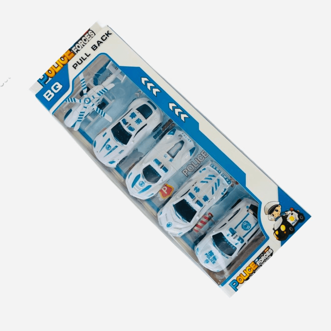 Police Forces Car Toy Set 5Pcs