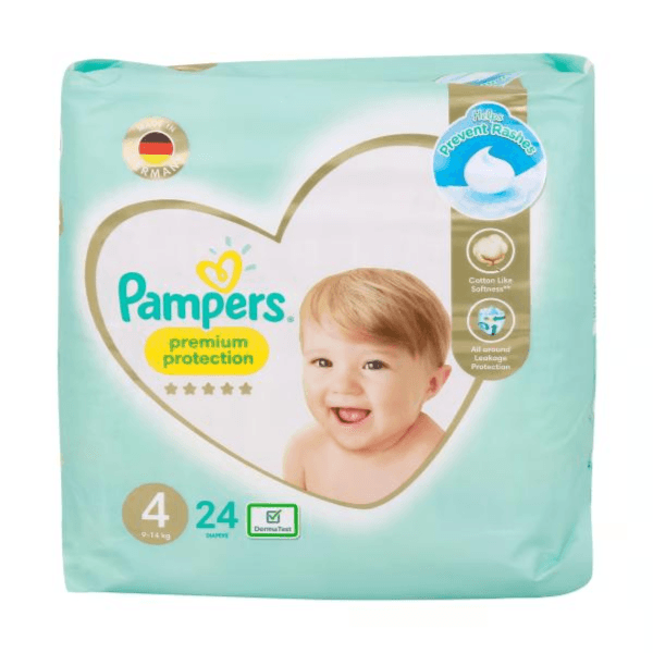 Pampers Diapers Premium Size no.4 9-14kg 24pcs