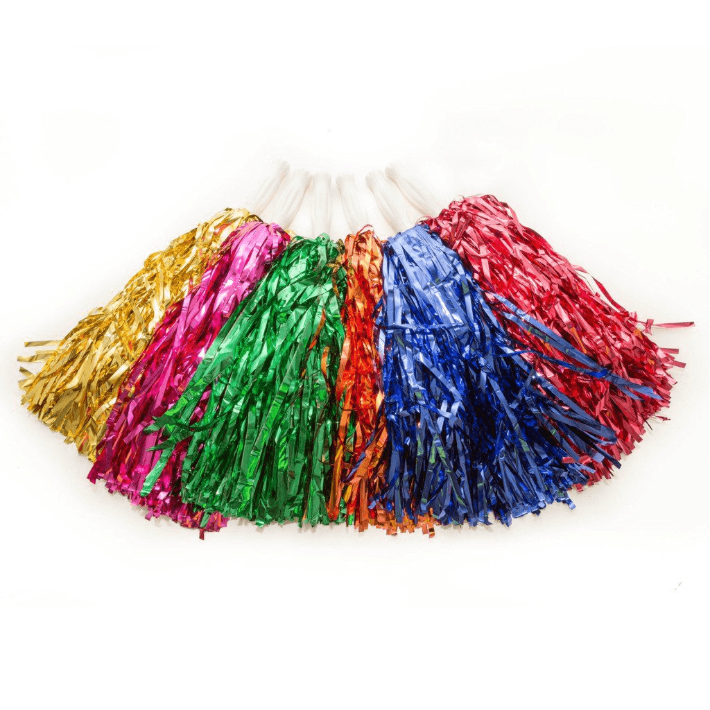 Cheering Squad Pom Pom Assorted color ( Set Of 2 Pom Pom ) 1pc
