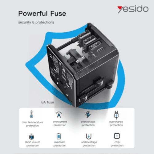 YESIDO - Universal Adapter Plugs (MC10)