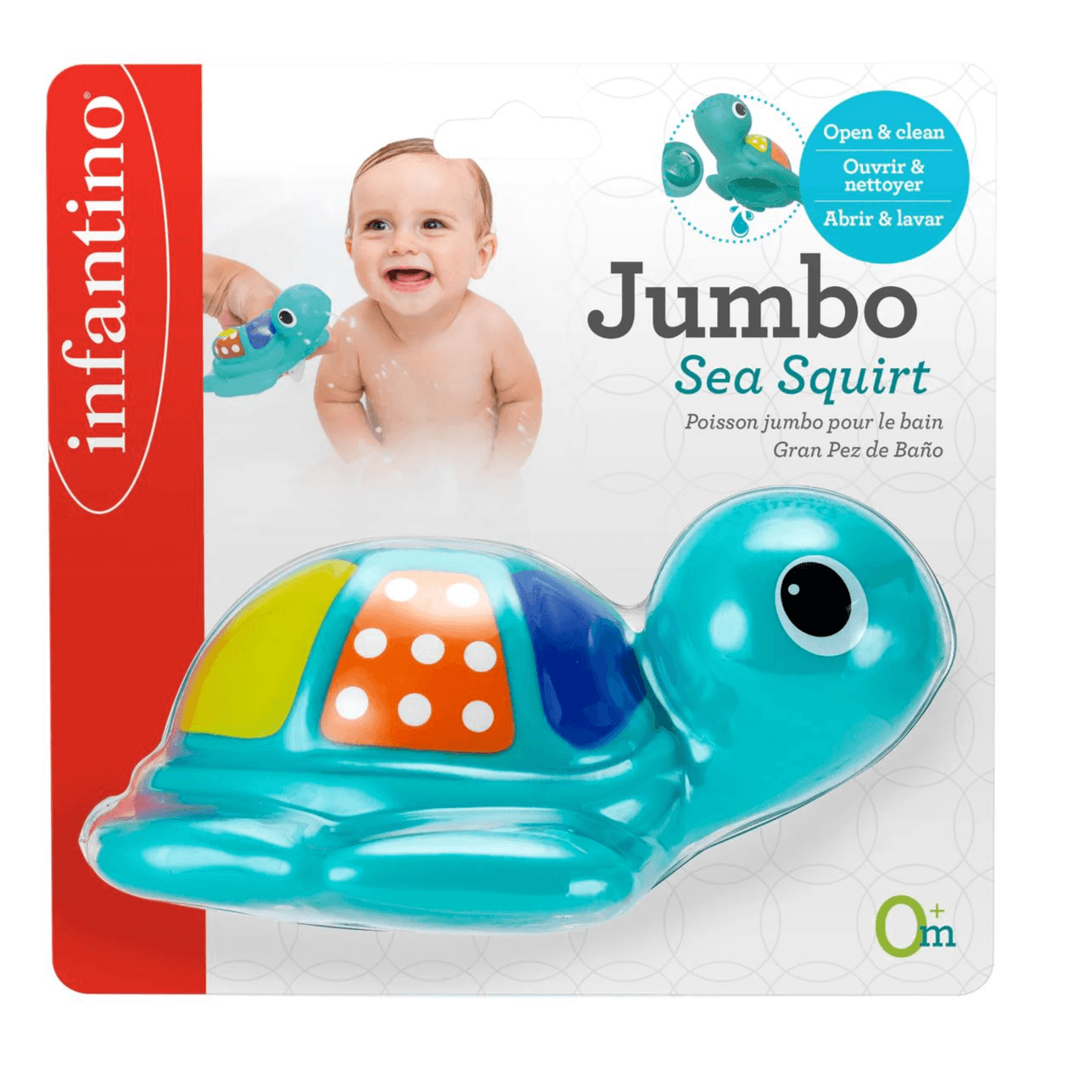 Infantino Jumbo Sea Squirt - Turtle