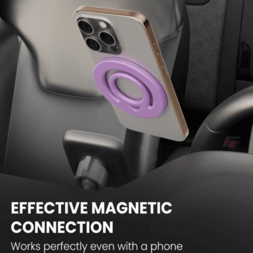 MOXEDO JELLO-MAG DUAL SIDED SILICONE MAGSAFE RING HOLDER (MX-DSR020) (Fuchsia)