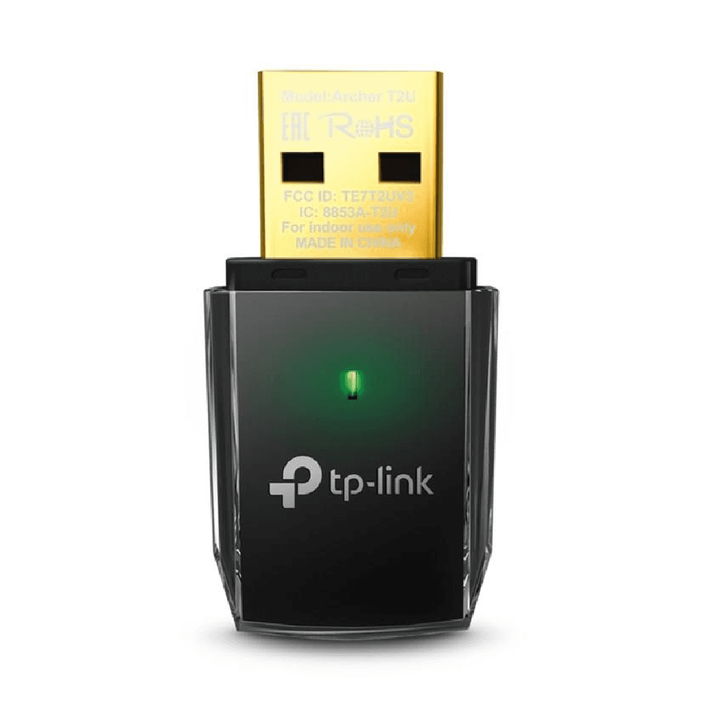 محول USB لاسلكي صغير من Tp-Link Ac600 (Archer T2U)