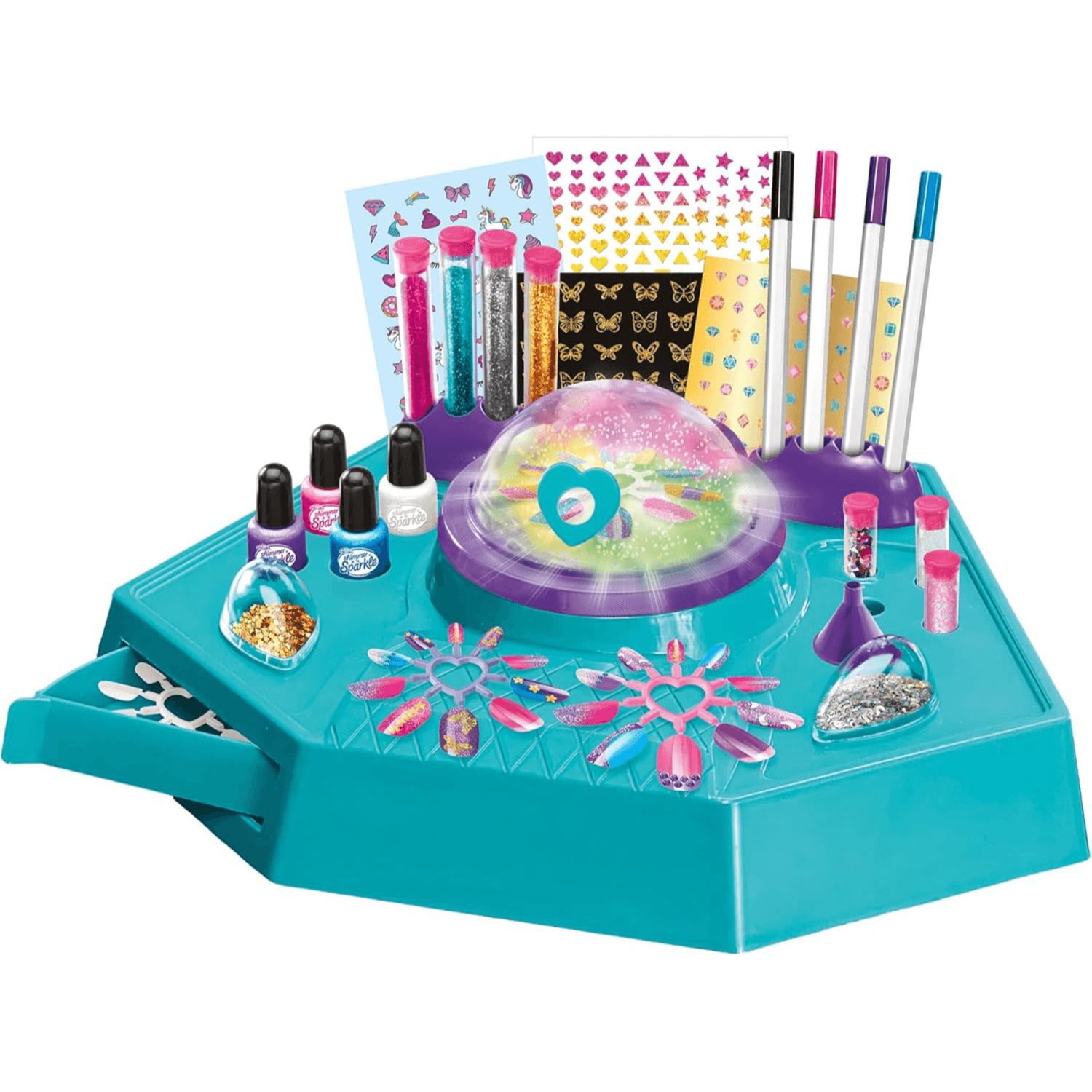 Cra-Z-Art Shimmer 'n Sparkle Design 'n Dazzle Nail Art Studio