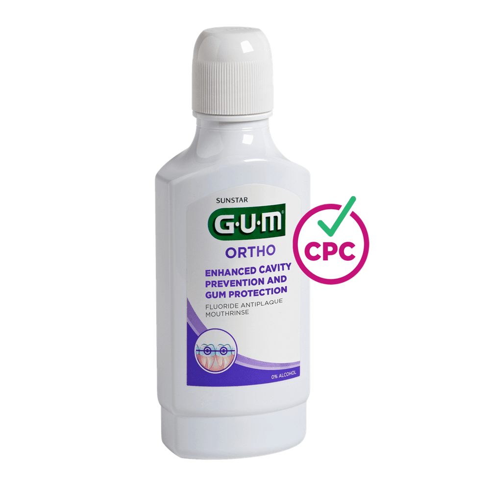 غسول الفم GUM ORTHO 300 مل (3090)