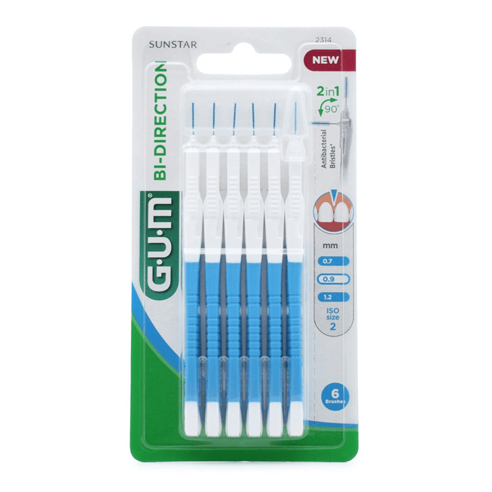 فرشاة تنظيف الأسنان ثنائية الاتجاه من GUM (2314)