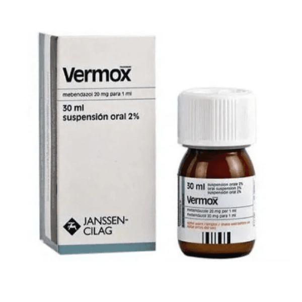 Vermox 2% Oral Suspension 30ml