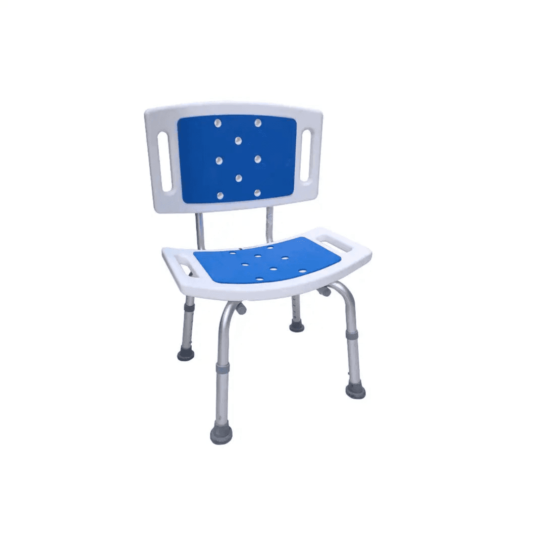 Bath Safety Tub Bench Chair Without Arms Blue/white 