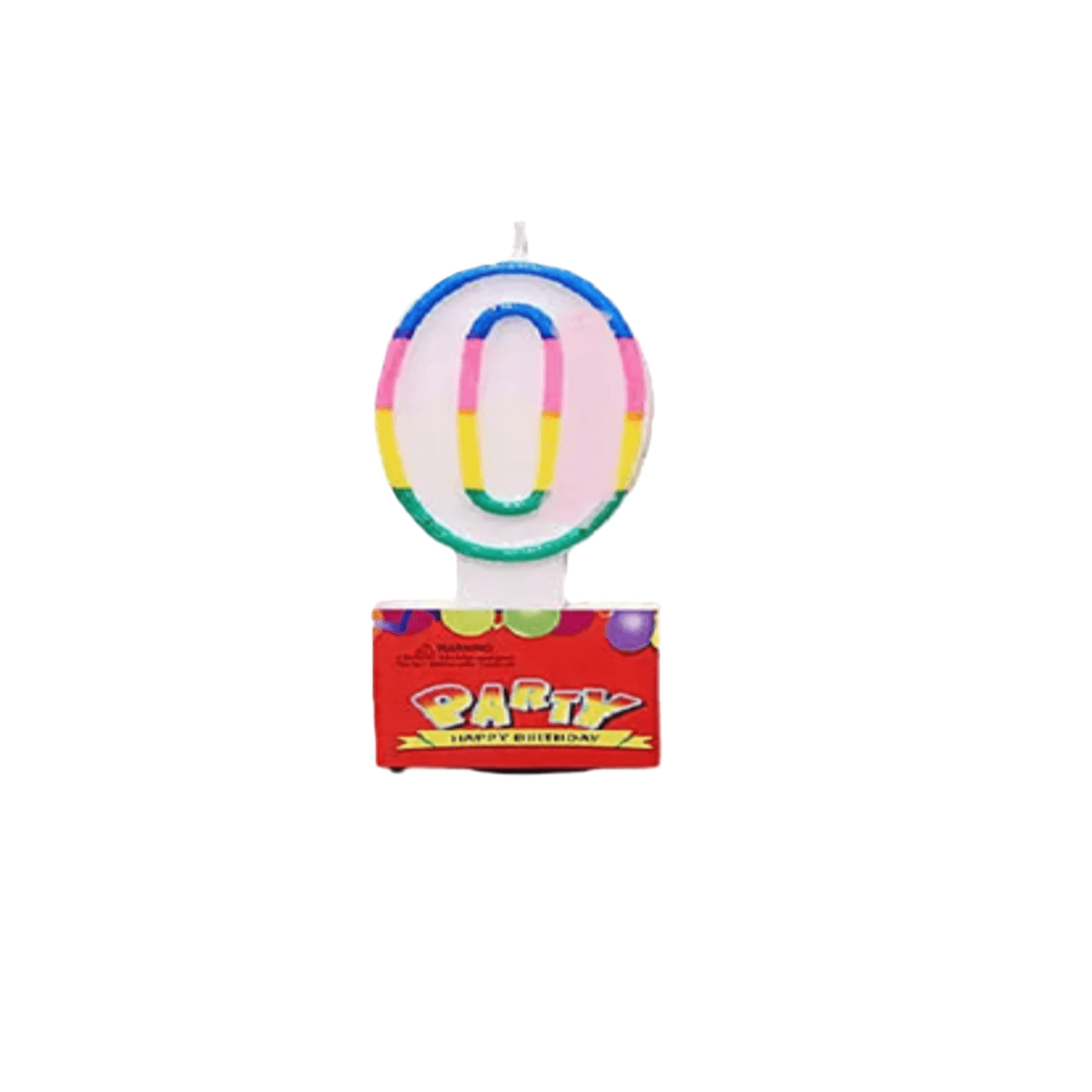 Happy Birthday Cake Candles no 0