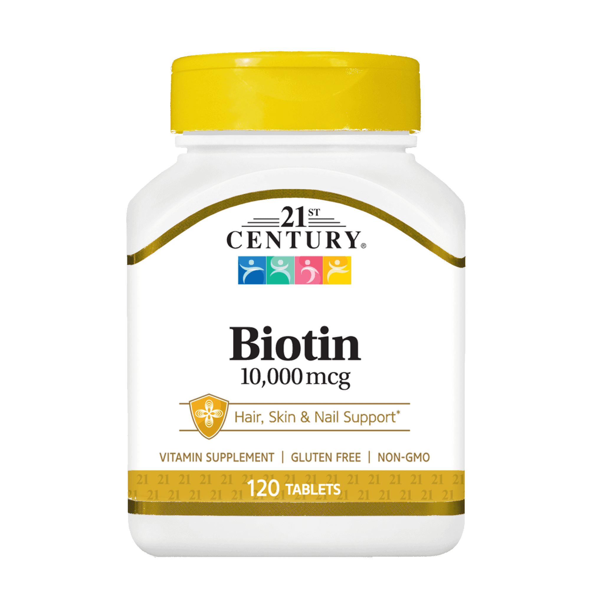 21ST BIOTIN 10000 120 TABS