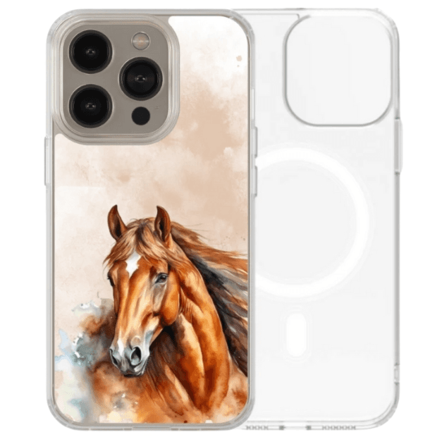 MagSafe iPhone 16 Pro Case - Bronze Horse