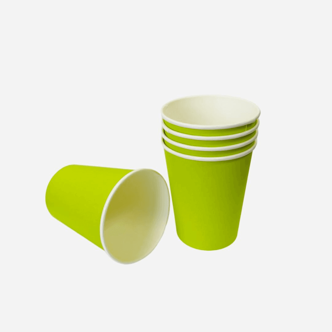 Disposable Cups Light Green 50pcs 9oz