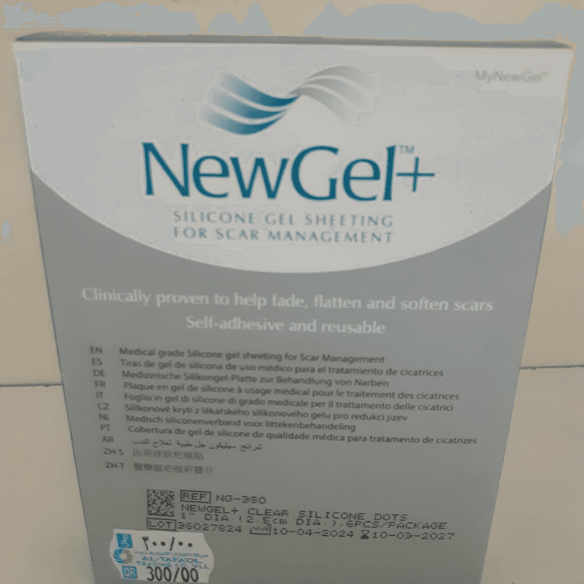 NEWGEL+CLEAR SILICONE DOT 6PC
