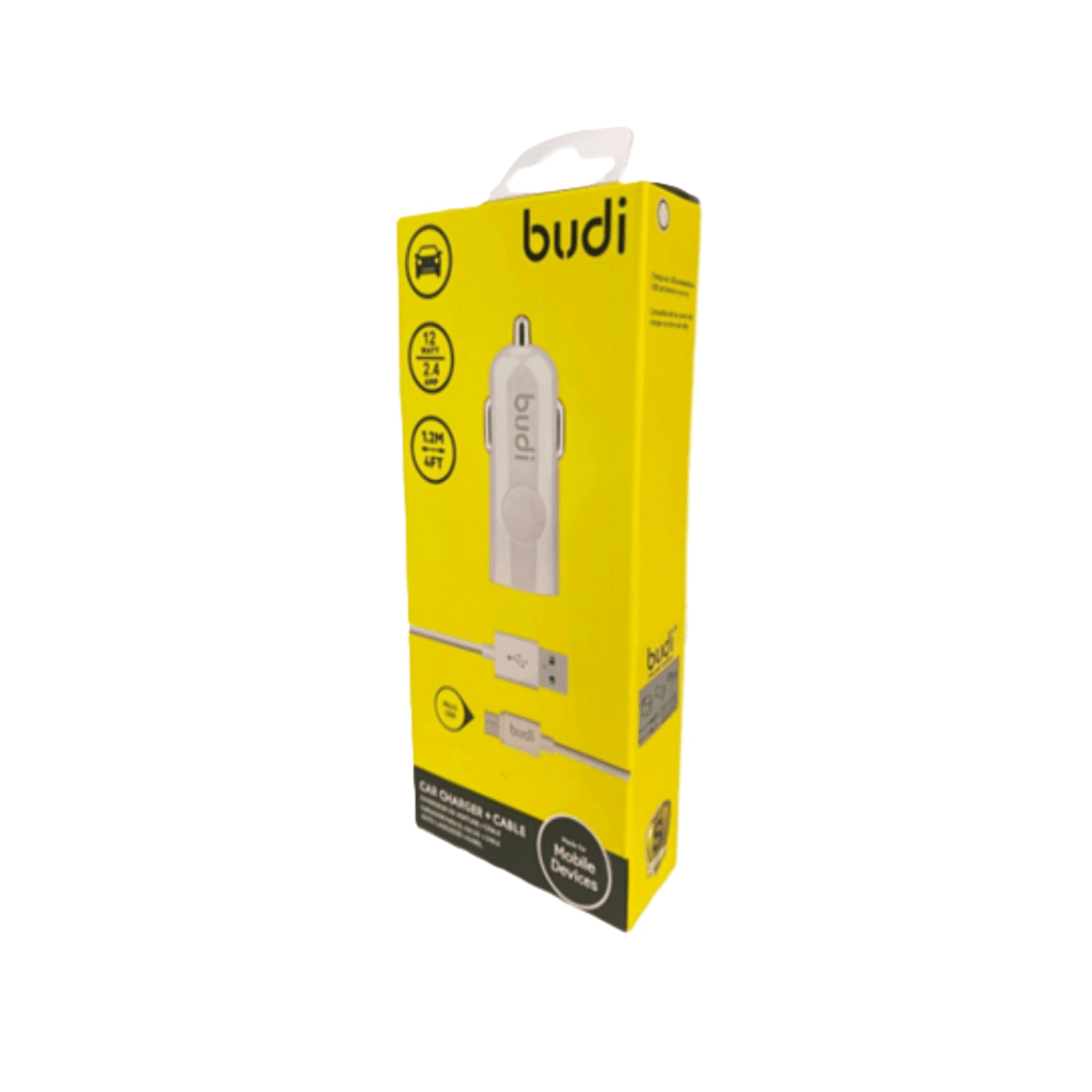 Budi 2.4A Single USB Car Char131419