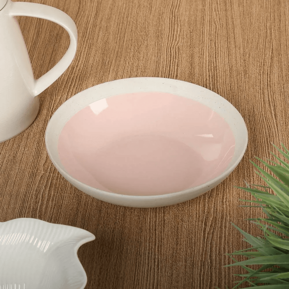 Pastel & Trend Soup Plate, Pink Â€“ 19 Cms